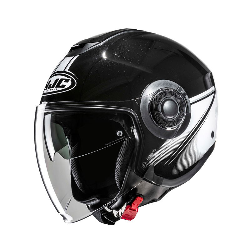 Kask Otwarty HJC I40N Vision Czarny/Biały M
