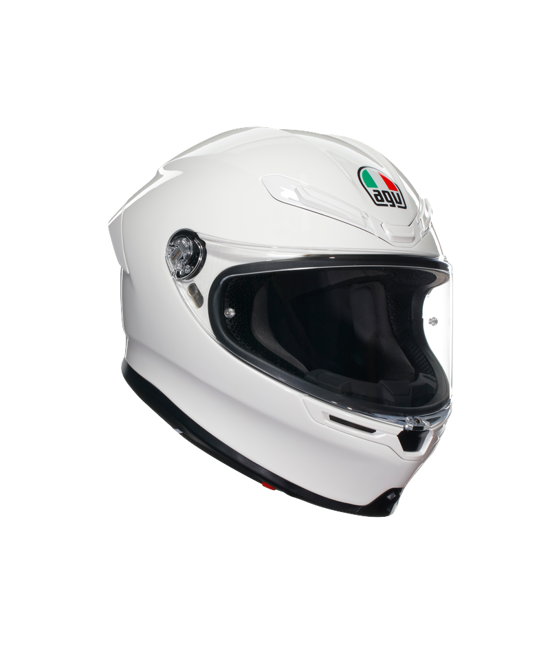Kask Integralny AGV K6 S E2206 MPLK Mono Połysk Biały S
