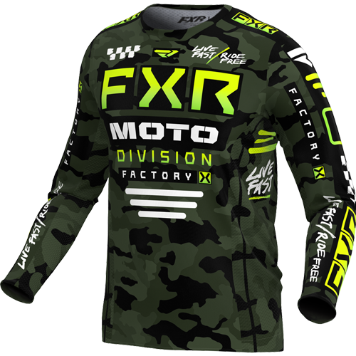 Koszulka cross offroad FXR Podium Gladiator MX Camo M