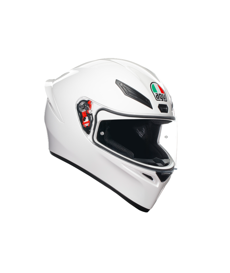 Kask Integralny AGV K1 S # Mono Połysk Biały S