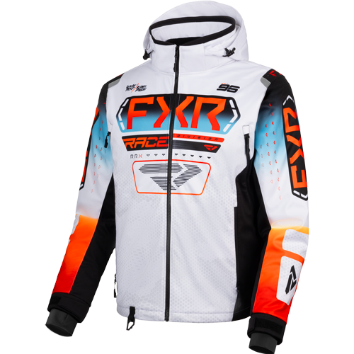 Kurtka zimowa FXR M RRX Hex Biały/Niebieski/Pomarańczowy XL