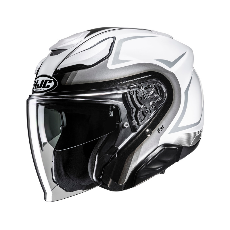 Kask Otwarty HJC F31 Bask Biały/Szary M