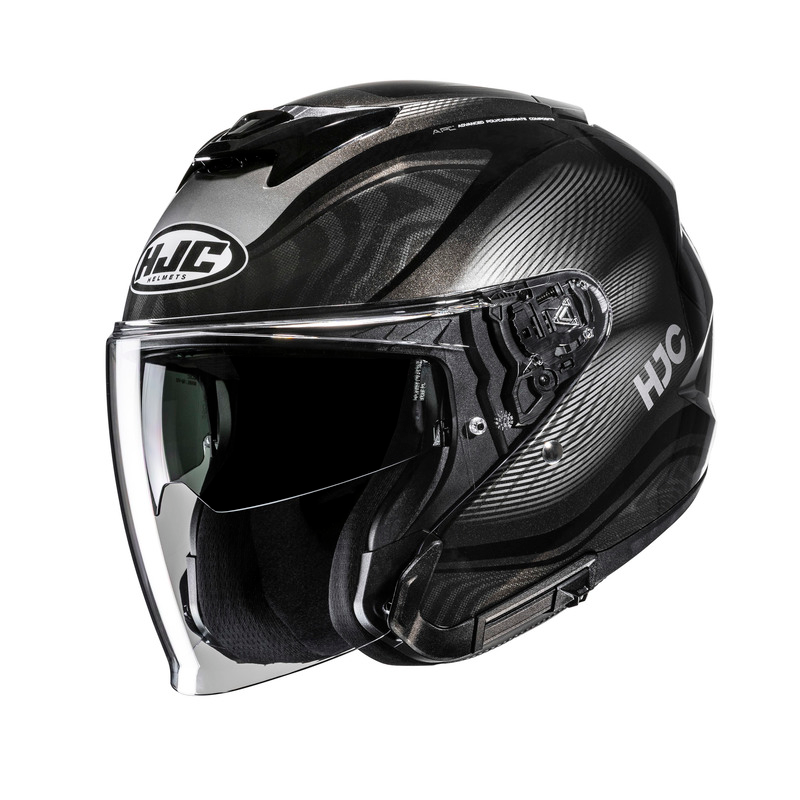 Kask Otwarty HJC I31 Depe Czarny/Szary M