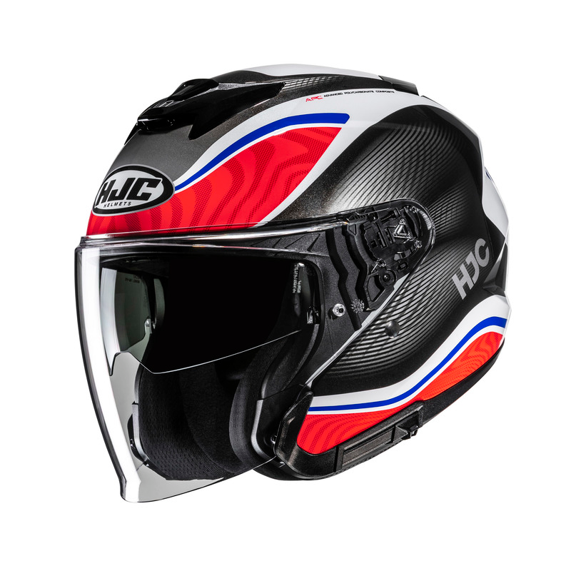 Kask Otwarty HJC I31 Depe Czarny/Czerwony M