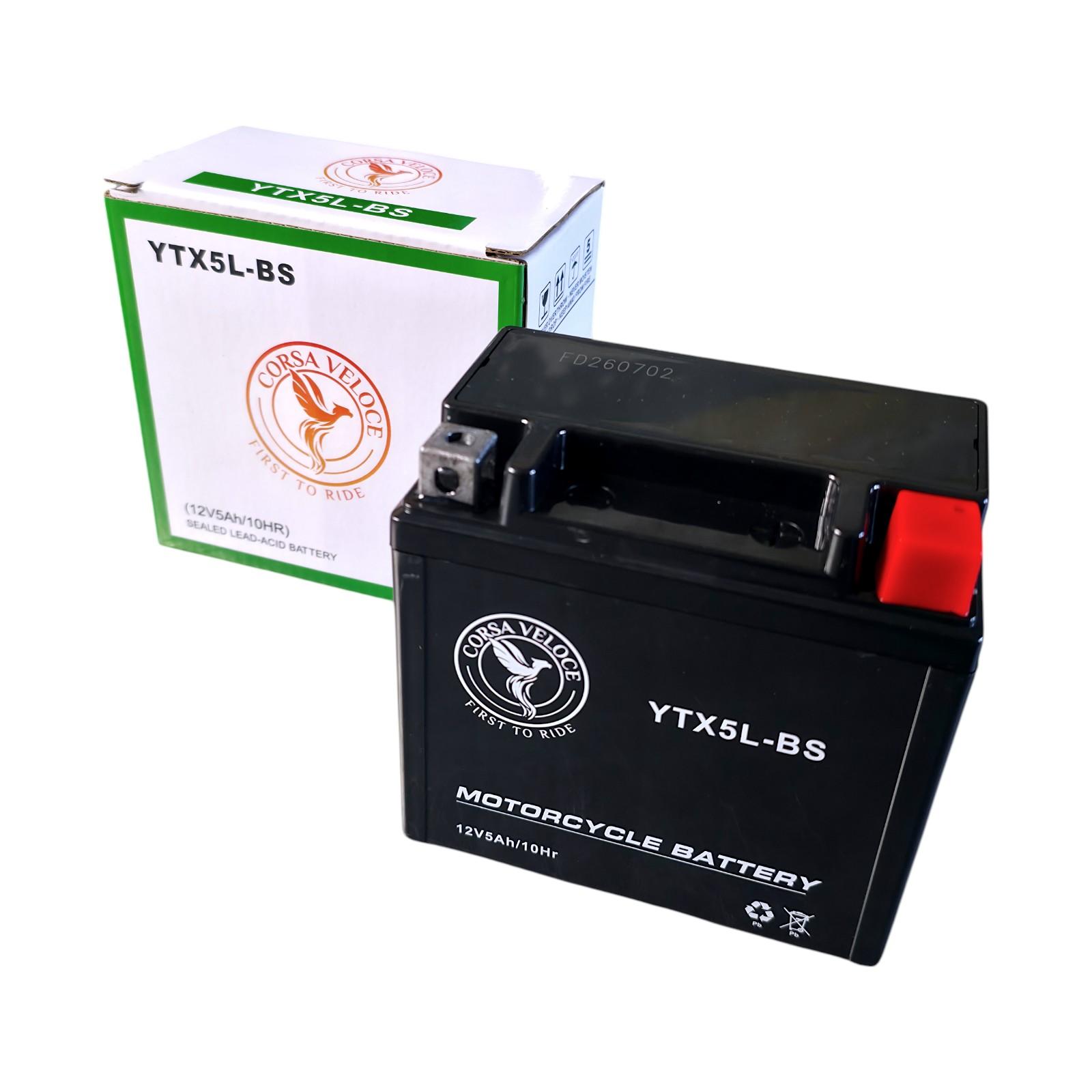 Akumulator AGM CORSA VELOCE YTX5L-BS 12V 5Ah
