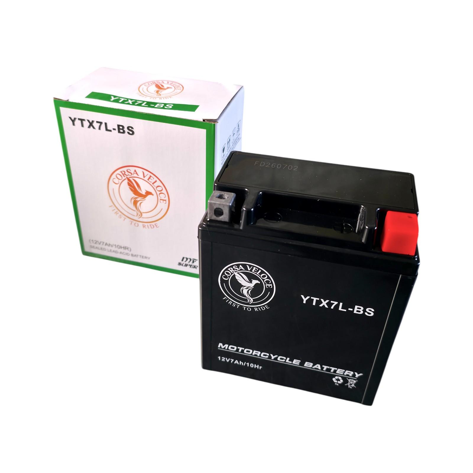 Akumulator CORSA VELOCE YTX7L-BS 12V 6Ah