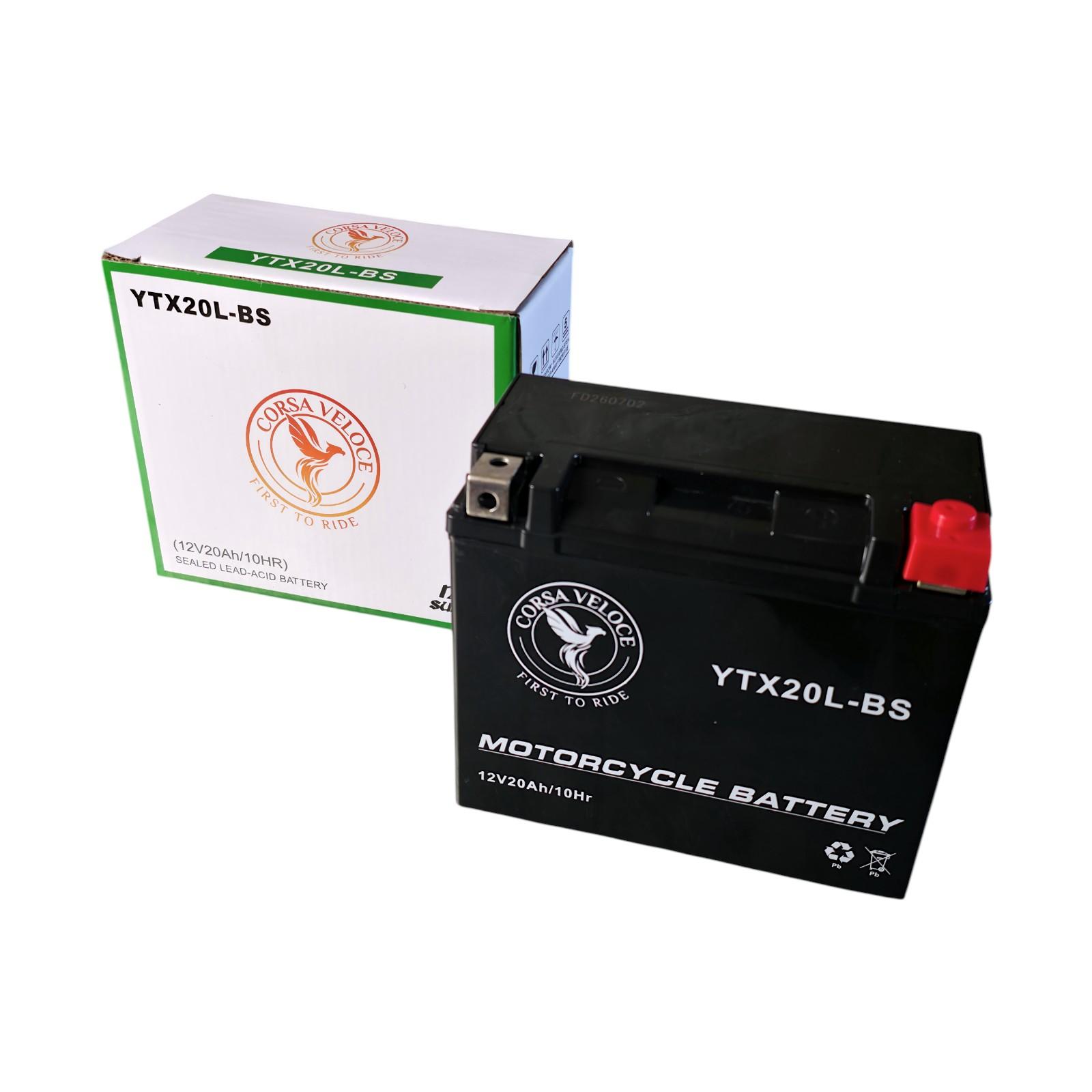 Akumulator AGM CORSA VELOCE YTX20L-BS 12V 18Ah