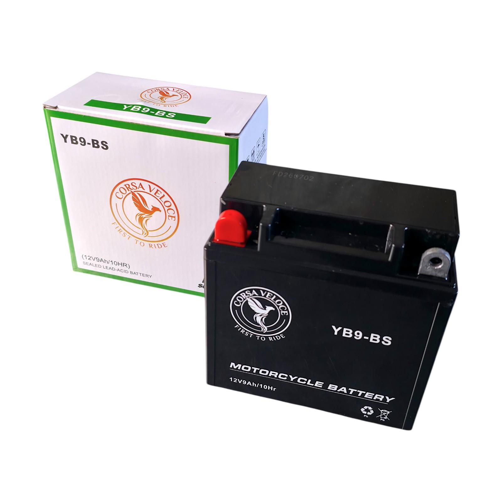 Akumulator AGM CORSA VELOCE YB9-BS 12V 9Ah
