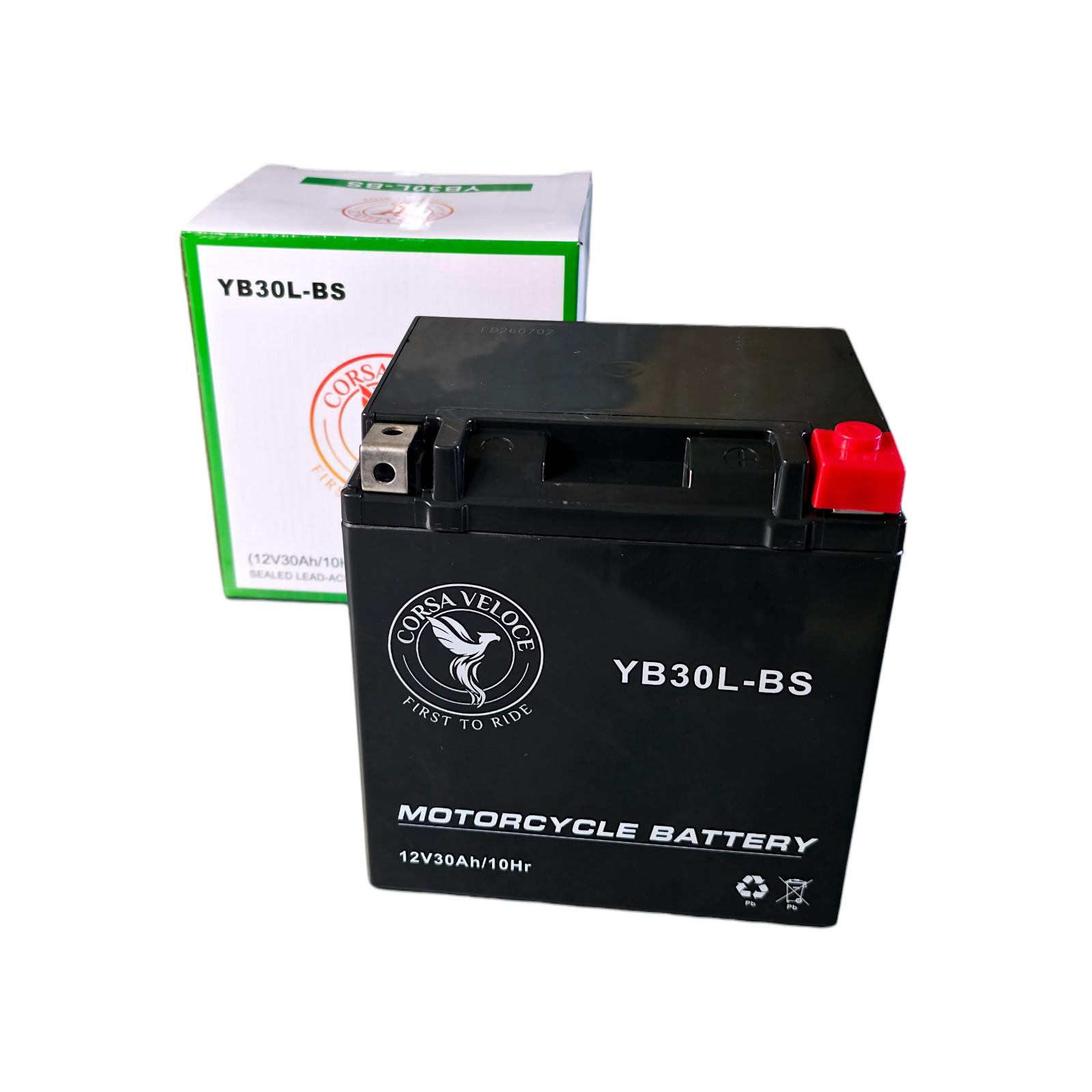 Akumulator AGM CORSA VELOCE YB30L-BS 12V 30Ah