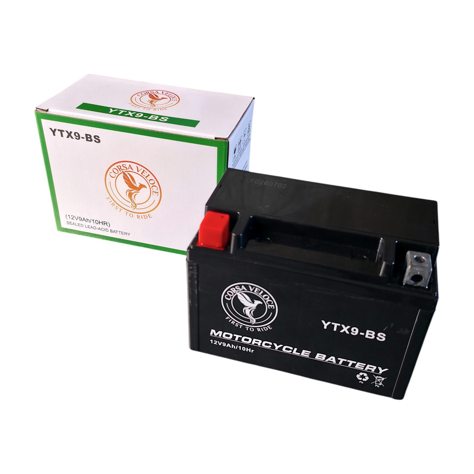 Akumulator CORSA VELOCE YTX9-BS 12V 8Ah