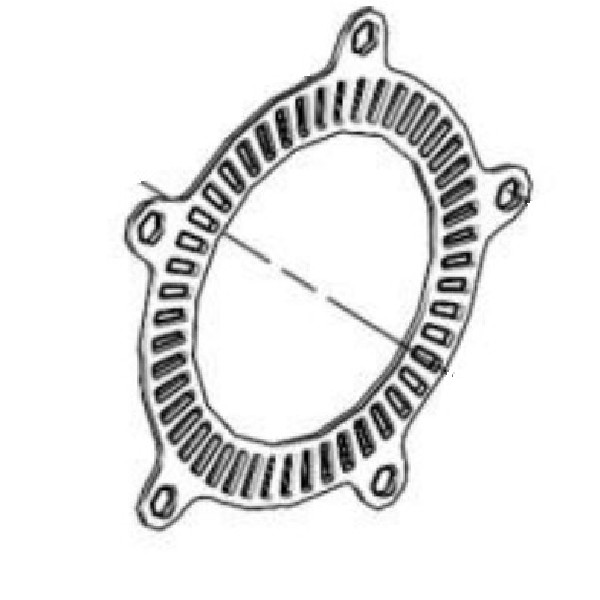 PIERŚCIEŃ CZUJNIKA ABS (PRZÓD) / FRONT WHEEL GEAR RING – F000P03981