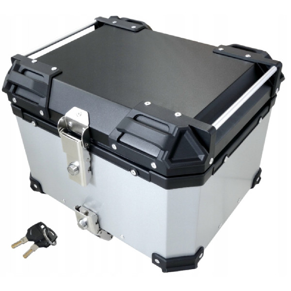 Kufer tylny srebrny 46L