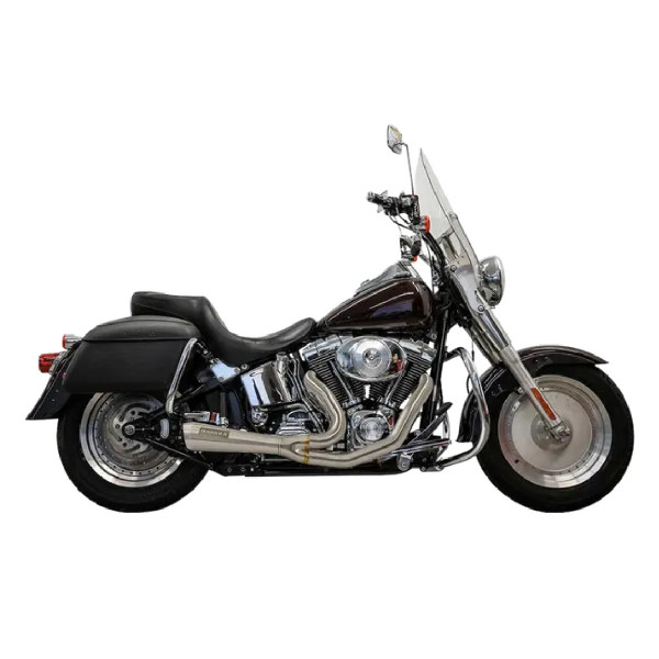 UKŁAD WYDECHOWY – TŁUMIK BASSANI XHAUST 2-1 SHORT RIPPER HARLEY-DAVIDSON SOFTAIL 1986-2017 STAINLESS