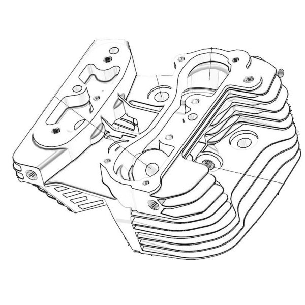 Cylinder Head (Front) Głowica cylindra – przednia SWM 22011422