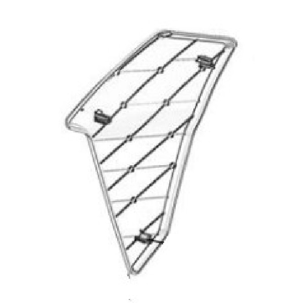 Prawa dolna dekoracyjna osłona zbiornika paliwa – czarna SWM 53390240 | Lower Decorative Block RH, Fuel Tank (Black)