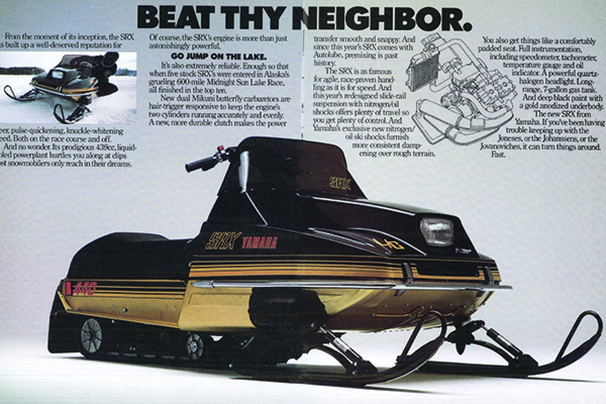 Skuter Śnieżny Vintage YAMAHA SRX