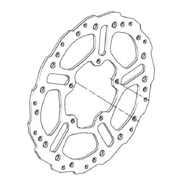 TARCZA HAMULCOWA PRZEDNIA / FRONT BRAKE DISC – F000P04649