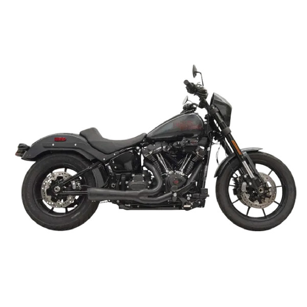 UKŁAD WYDECHOWY – TŁUMIK BASSANI XHAUST 2-1 SHORT RIPPER HARLEY-DAVIDSON SOFTAIL 2018-2025 CHROME 49 STATE