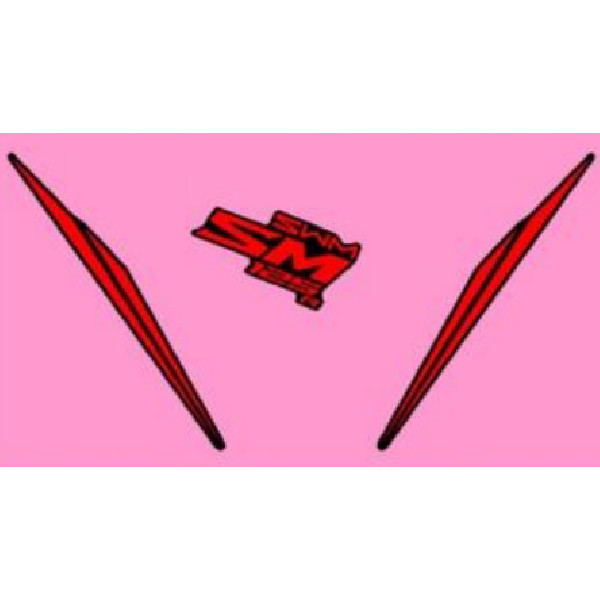 NAKLEJKA OSŁONY PRZEDNIEJ LAMPY / HEADLAMP FAIRING STICKER – 74120404