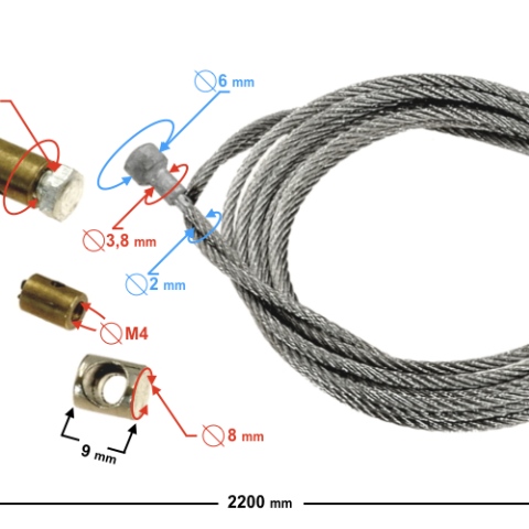 Zestaw naprawczy linki sprzęgła