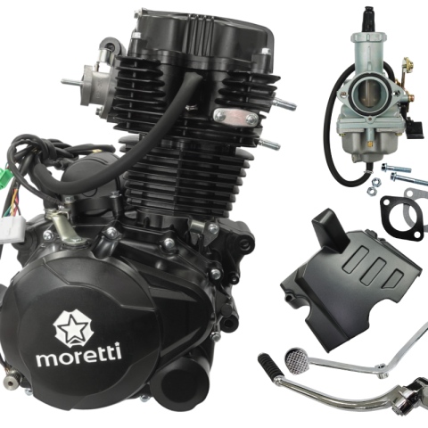 Silnik pionowy 167FMM, 250cc 4T, 5-biegowy manual  czarny