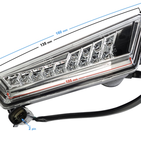 Przedni kierunkowskaz prawy do Hisun Tactic 550