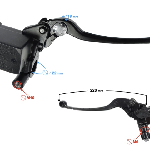 Pompa hamulcowa prawa VOGE 300 AC/R