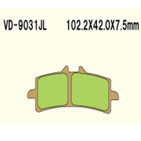 KLOCKI HAMULCOWE VESRAH  VD-9031RJL