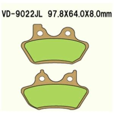KLOCKI HAMULCOWE VESRAH  VD-9022JL