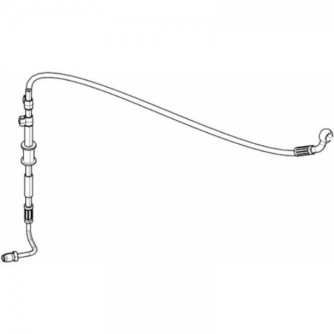 ABS unit - right brake pump pipe-1C004099R