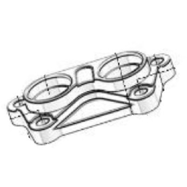 Rod Bracket Seat (Front Cylinder), Chrome-Plated – Gniazdo uchwytu popychacza (przedni cylinder), chrom SWM Stormbreaker OEM: 14040035