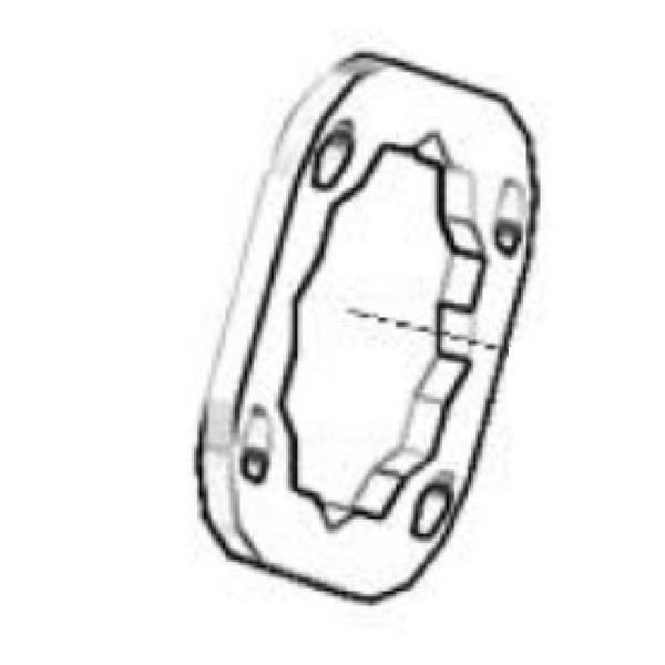 Driving Pulley Nut Locking Plate – Blacha zabezpieczająca nakrętkę koła pasowego SWM OEM: 73131924