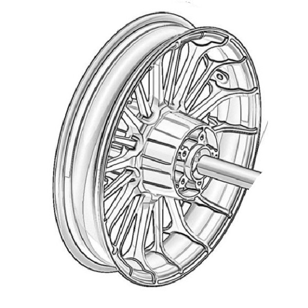 Rear Wheel Hub – Piasta tylnego koła  SWM Stormbreaker 54190078