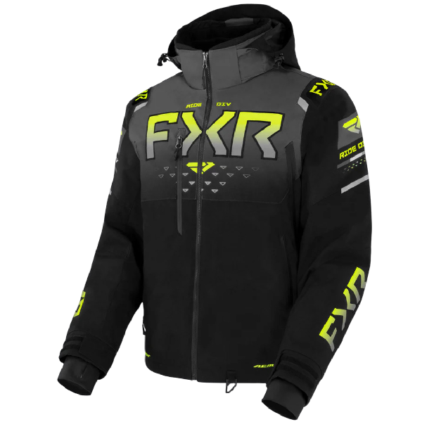 Kurtka zimowa FXR M Helium X Czarny/Szary/Hi Vis L