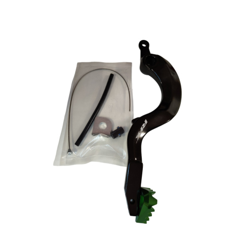 Dźwignia hamulca tylnego RFX KX250 05-08 99 Czarny/Zielony