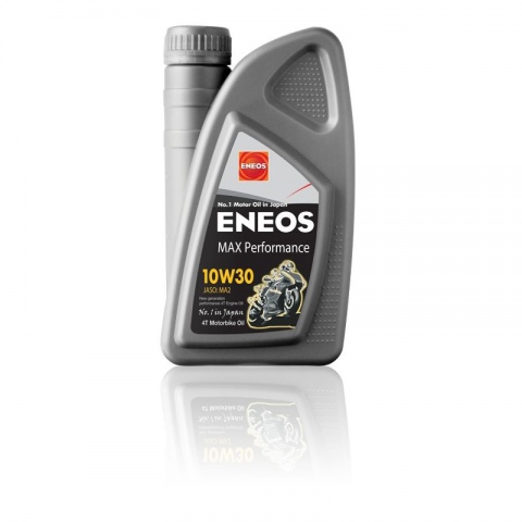 ENEOS MAX Performance 10W30  Wysokowydajny olej silnikowy do motocykli 4T ECO