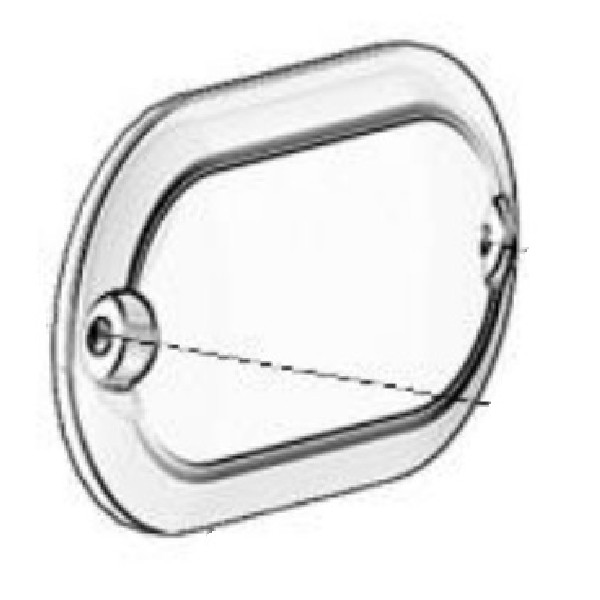 Brand Plate, Left Crankcase Cover (Chrome-Plated) Plakietka dekoracyjna lewej pokrywy silnika (chromowana)  SWM 14040034