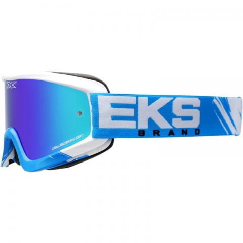 GOGLE EKS BRAND VOLCANO CYAN BLUE/WHITE