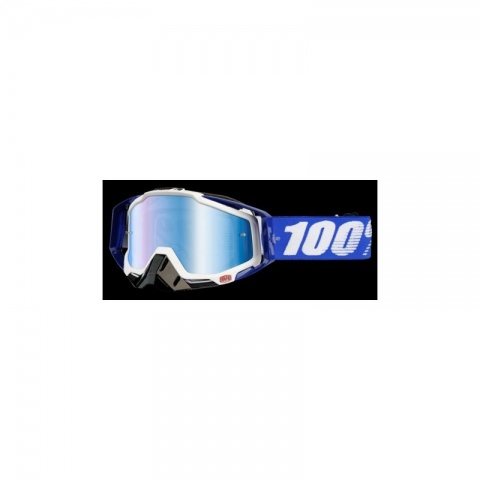 Gogle off-road 100% RACECRAFT COBALT BLUE szyba niebieskie lustro