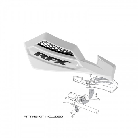 Handbary  OSŁONA DŁONI ENDURO MX SPRZĘT RFX RFX 1 Series Handguards  Inc Fitting Kit