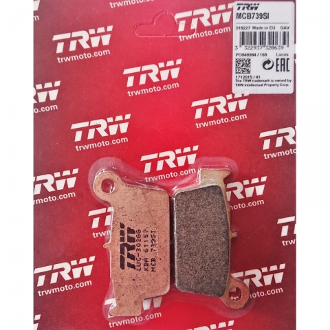 KLOCKI HAMULCOWE KXF 250-450 04-18 Suzuki RMZ 250-450 04-19  Yamaha YZ/YZF 125-250-450 03-19