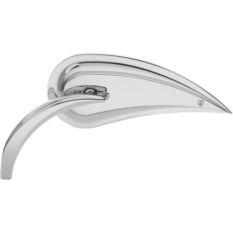 LUSTEKO ARLEN NESS MIRROR RAD 3 DIE CAST CHROME LEFT-LEWE UNIWERSALNE