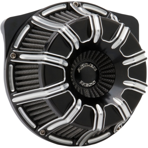 OBUDOWA FILTR POWIETRZA HARLEY DAVIDSON ARLEN NESS AIR CLEANER KIT INVERTED BIG SUCKER 10-GAUGE BLACK