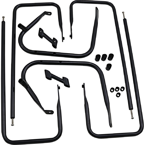 OCHRANIACZE OSŁONY SAKW CHOPPER ZESTAW SZYN BOCZNYCH DRAG SPECIALTIES SADDLEBAG GUARDS SIDE RAIL KITS HARLEY DAVIDSON