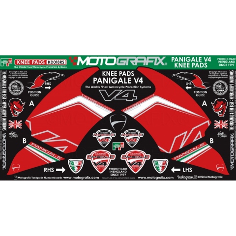 OKELINA BOCZNA ZBIORNIKA DUCATI PANIGALE V4 / S 1100 2018-2019