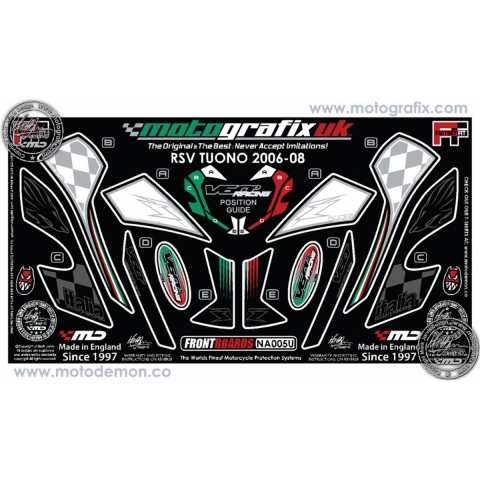 OKLEINA PRZÓD APRILIA RSV1000 TUONO FIGHTER 2006-2008