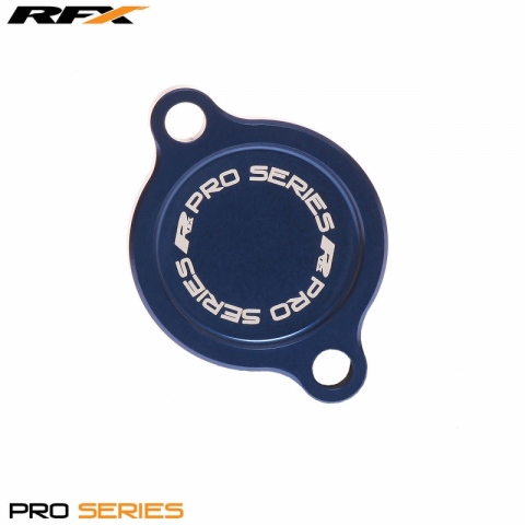 Pokrywa filtra oleju RFX Pro (niebieska) Kawasaki KXF250 04-19 Suzuki RMZ250 05-06