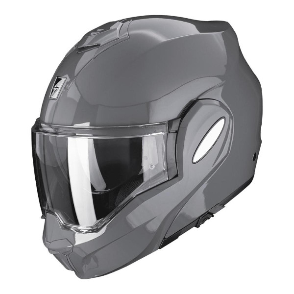Kask Szczękowy Scorpion Exo Exo-Tech Evo Solid Cement Szary L