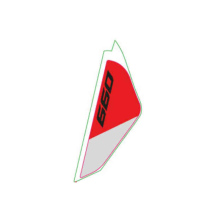 STICKER Left front mudguard decal  Colour:Red[Rosso]