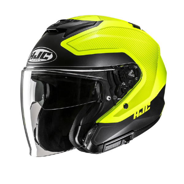 Kask Otwarty HJC I31 Tevis Czarny/Żółty S